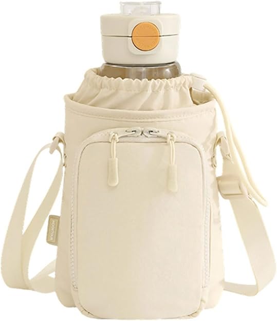 Stylish Crossbody Water Bottle Bag with Multiple Pockets Adjustable Shoulder Strap💧🎒