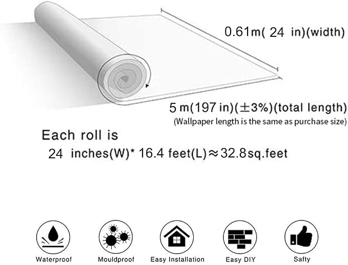 Kitchen Waterproof Oil Proof Aluminum Foil Sticker, Silver Texture Peel🧽