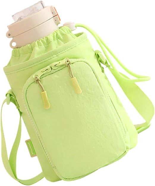 Stylish Crossbody Water Bottle Bag with Multiple Pockets Adjustable Shoulder Strap💧🎒