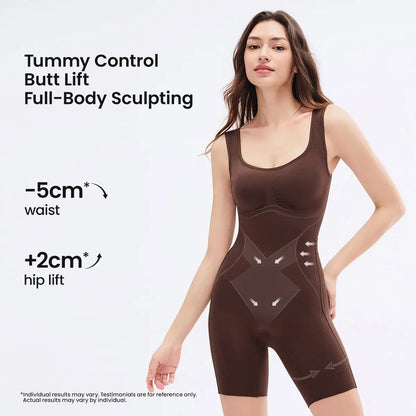 Tummy Control Butt Lifter Faja Bodysuit, Back Support Scrunch Back Open Design🍑