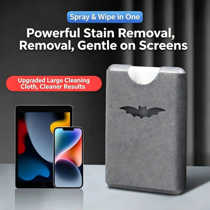 Portable Screen Cleaner Spray with Microfiber Cloth, Nano Streak-Free Cleaning✨