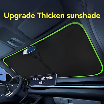 2026 New Portable Heat-Insulating Vehicle Sunshade, Upgraded Thickened Front Window Sun Shade☀️🚗