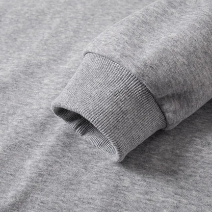 Women’s Solid-color Small V-neck pullover sweatshirt for autumn/winter, made of cotton 🍂