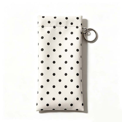 Soft PU Leather Sunglasses Pouch Elastic Opening Eyeglasses Bag🎒