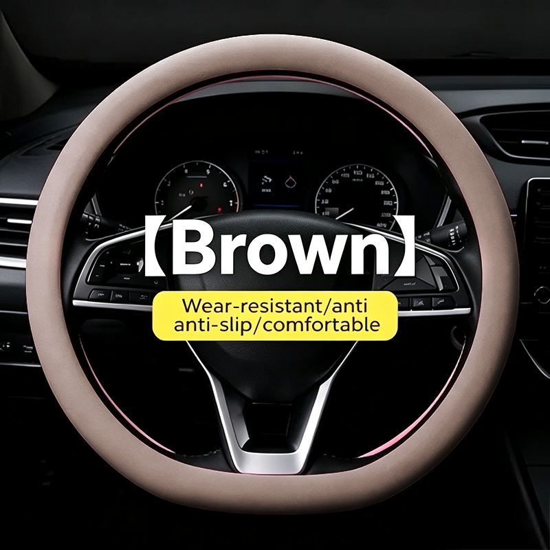 Universal Silicone Steering Wheel Cover, Non-Slip Soft Grip All Season Car 🚗