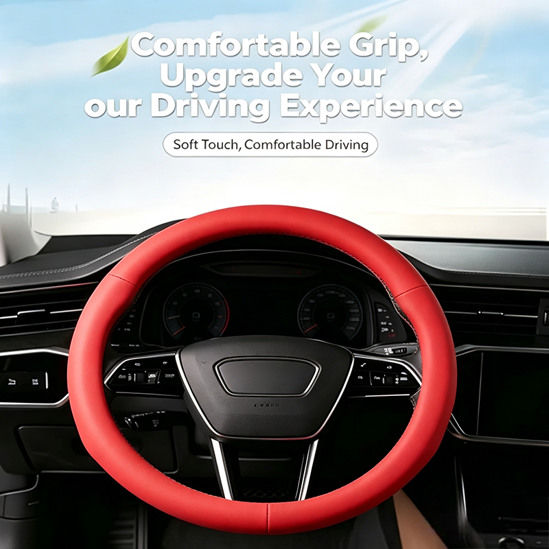 Universal Silicone Steering Wheel Cover, Non-Slip Soft Grip All Season Car 🚗
