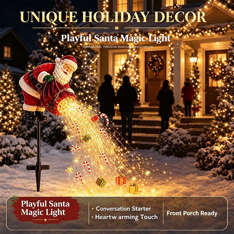 🎅Christmas Early  🎁 Santa’s Magic Pour – Flowing LED Christmas Garden Light