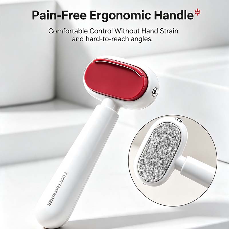 Dual‑Sided Foot Callus Remover, Replaceable Stainless Steel Blade Foot Scraper🦶