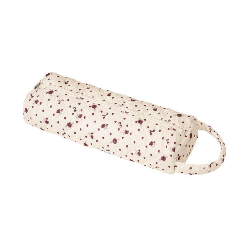 Quilted Multi‑Purpose Storage Bag, Portable Zipper Cosmetic Makeup Pouch 🎒