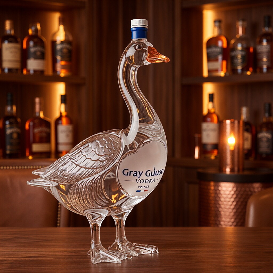 30th Anniversary 3D Sculpted Vodka Bottle