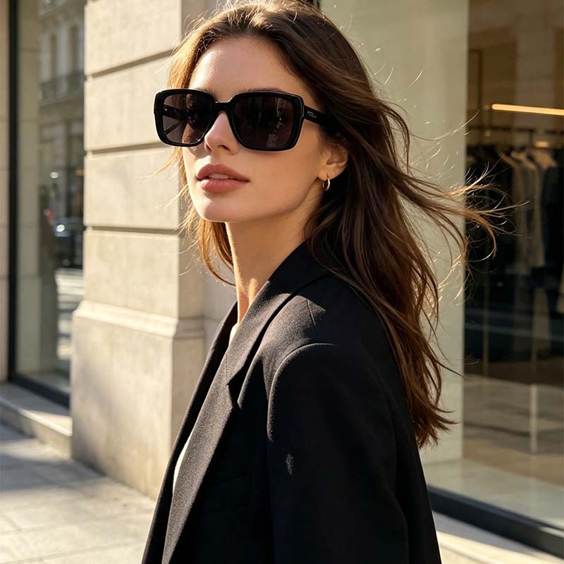 Women's Polarized Sunglasses Set - Y2K Unisex Double Bridge Aviator🕶️