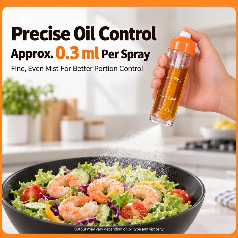 Oil Sprayer for Cooking, Refillable Olive Oil Spray Bottle with Bottom Nozzle 🪄