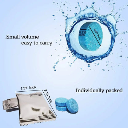 50 PCS Car Windshield Washer Fluid concentrate Tablets,Windshield Wiper Fluid💧