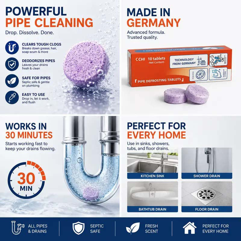 Concentrated Laundry Sheets-Softens hair & dissolves tough clogs💦