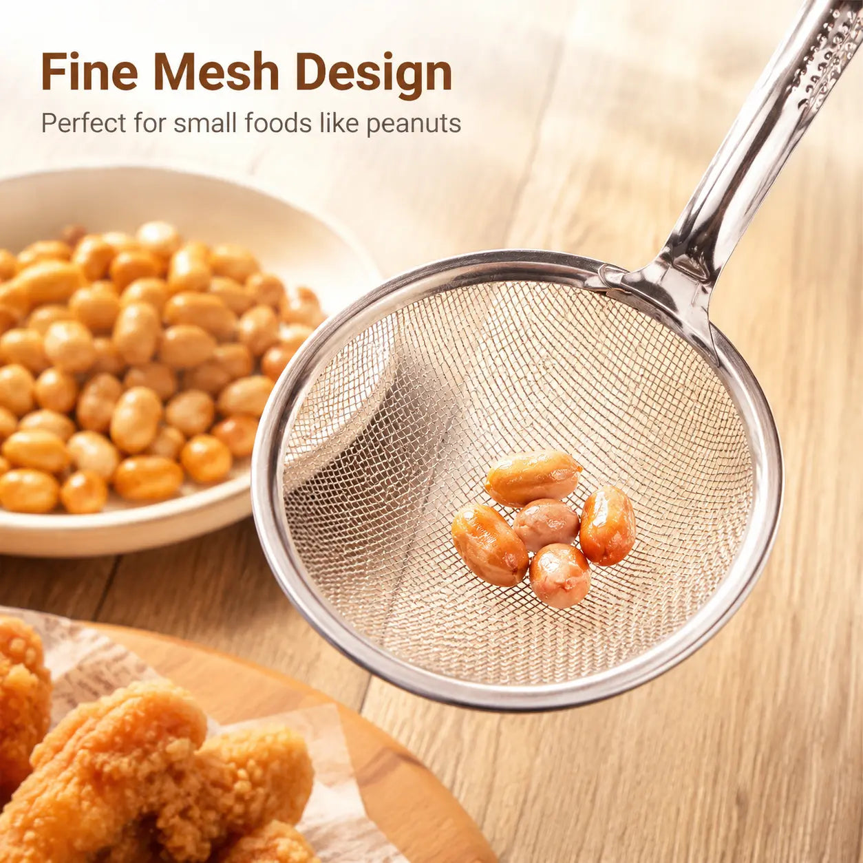 2-in-1 Oil-Frying Filter Clip, Kitchen Food Strainer Tongs for Fried Food🍟✨