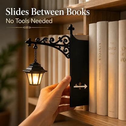 Library Lantern-Decorative Bookshelf Lighting, MiniatureHanging Shelf Lampdeng