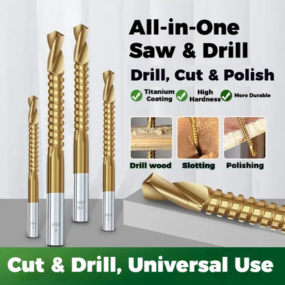 6 Counts Multi-Purpose Metalworking Drill Bits for Boring, Cutting and Polishing🛠️