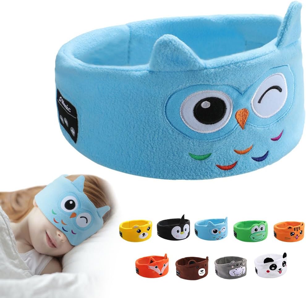 Kids Wireless Headphones, Over Ear Headphones for Children & Toddlers, with Thin Speakers & Super Soft Fleece Headband👶