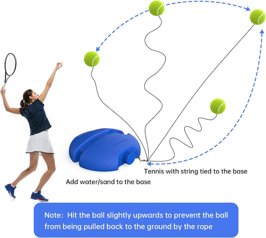 Tennis-Trainer Set 2pcs Tennis Bouncing Balls Tennis Ball | Portable Innovative Ball Game for Outdoors🎾