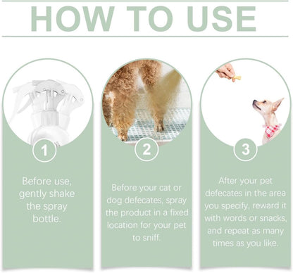 Natural Pet Potty Training Attractant Spray for Dogs & Cats 🐾