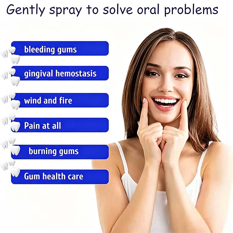 🦷 Oral Care Spray, Soothe Sensitive Teeth & Inflamed Gums