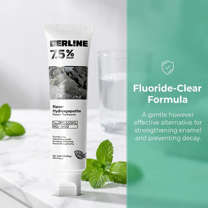 Fluoride-Free Hydroxyapatite Toothpaste, Strengthens Enamel & Freshens Breath 🦷