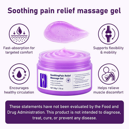Soothing Relief Massage Gel,Joint Gel Purple