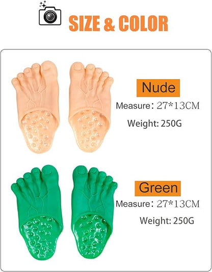 Unisex Monster EVA Sports Flat Slide Sandals - Footwear with Round Toe, EVA Upper 👣