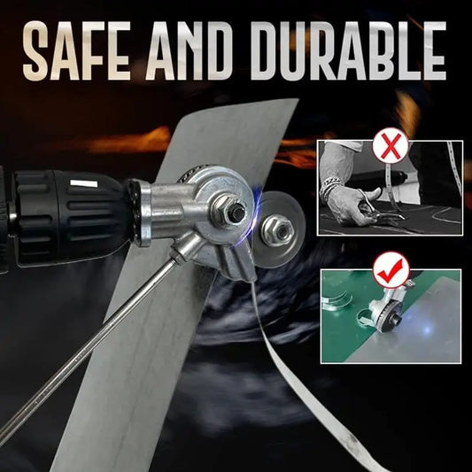 Electric Drill Metal Cutter Attachment Sheet Metal Cutter Drill Attachment Electric Drill 🪚