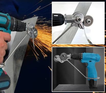 Electric Drill Metal Cutter Attachment Sheet Metal Cutter Drill Attachment Electric Drill 🪚