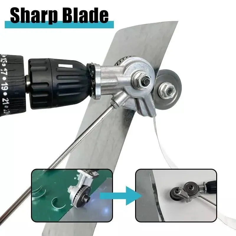 Electric Drill Metal Cutter Attachment Sheet Metal Cutter Drill Attachment Electric Drill 🪚