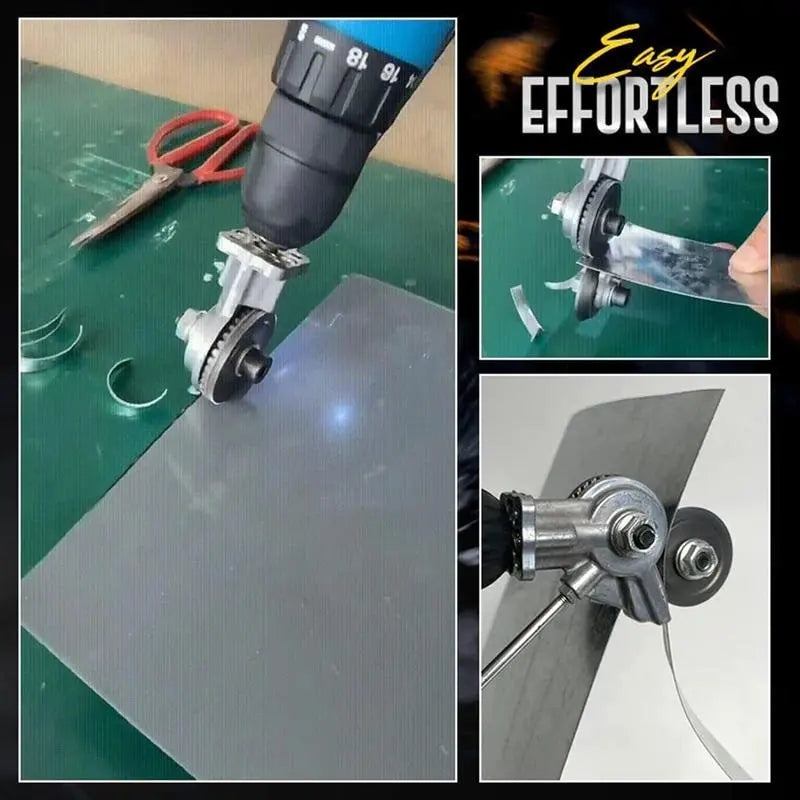 Electric Drill Metal Cutter Attachment Sheet Metal Cutter Drill Attachment Electric Drill 🪚
