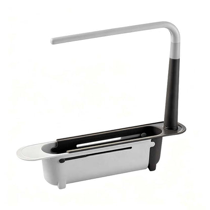 Retractable Sink Shelf — Adjustable-Length Sink Organizer🚰