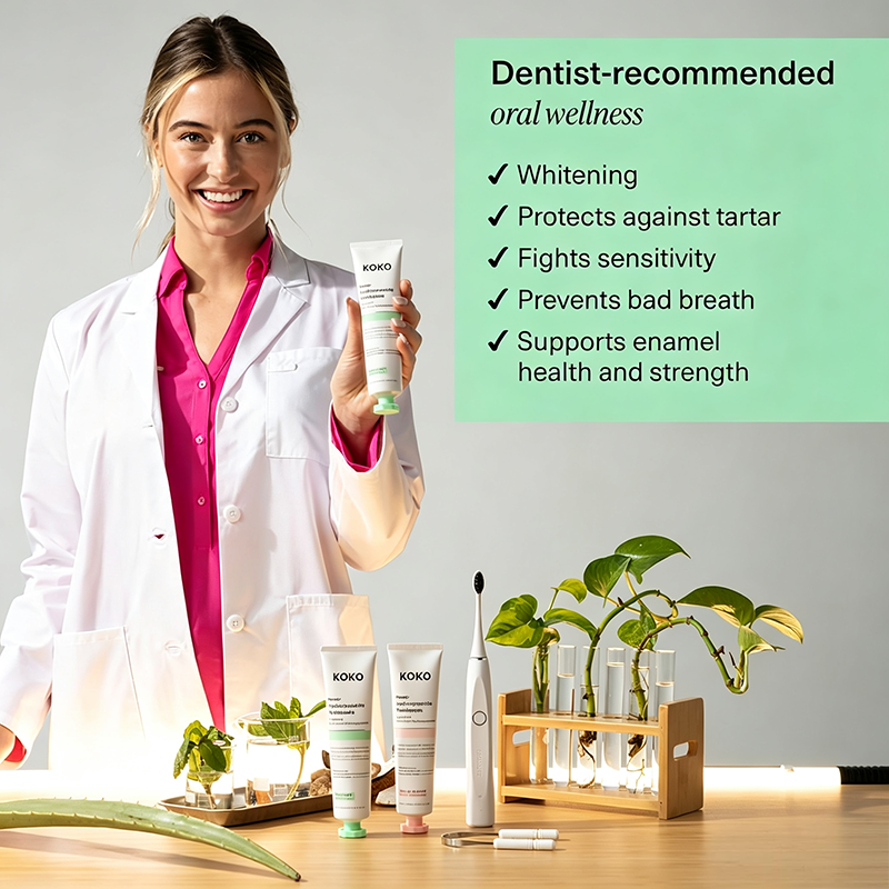 Nano-Hydroxyapatite Toothpaste, Fluoride Free Toothpaste, Appropriate for Sensitive Teeth🦷