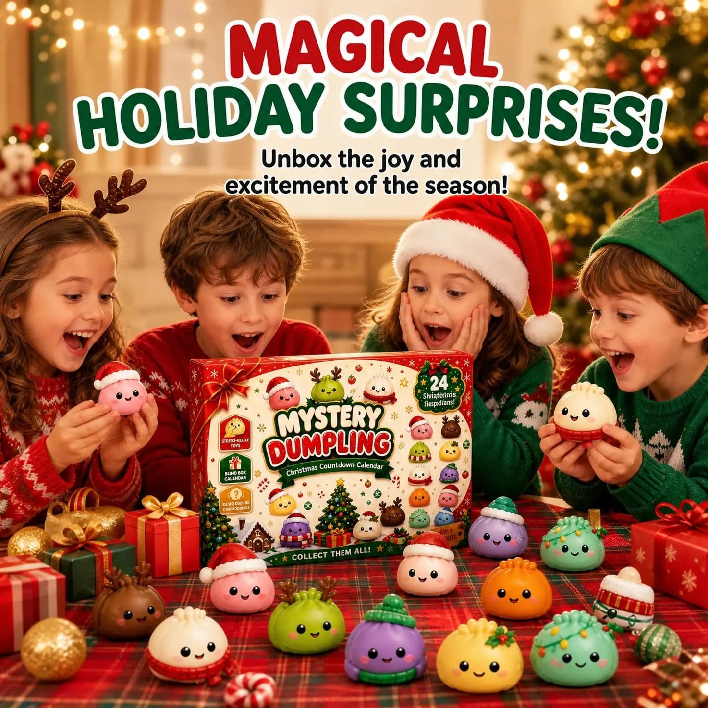 Christmas Squishy Advent Calendar 2026 Countdown Calendar🥰