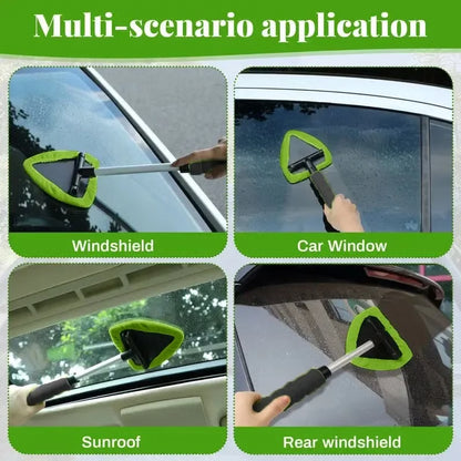 9PCS Car Window Cleaner Kit Extendable Handle Windshield Cleaning Tool🪟