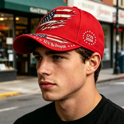 250th Anniversary Print Baseball Cap, Adjustable Unisex Sun Cap 🧢