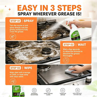 Heavy duty degreaser-Range Hood Cleaner Spray🧼🚀