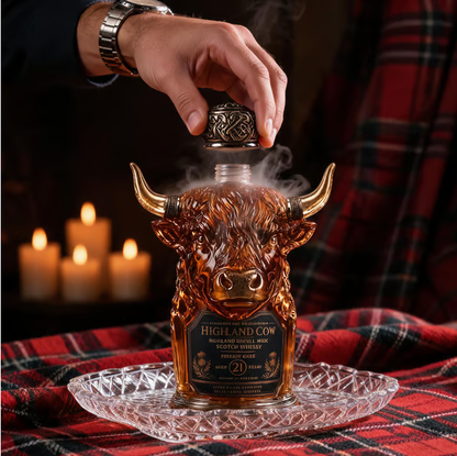Private Cask 21 Years Cow Head Shaped Scotch Whisky Bottle🐮