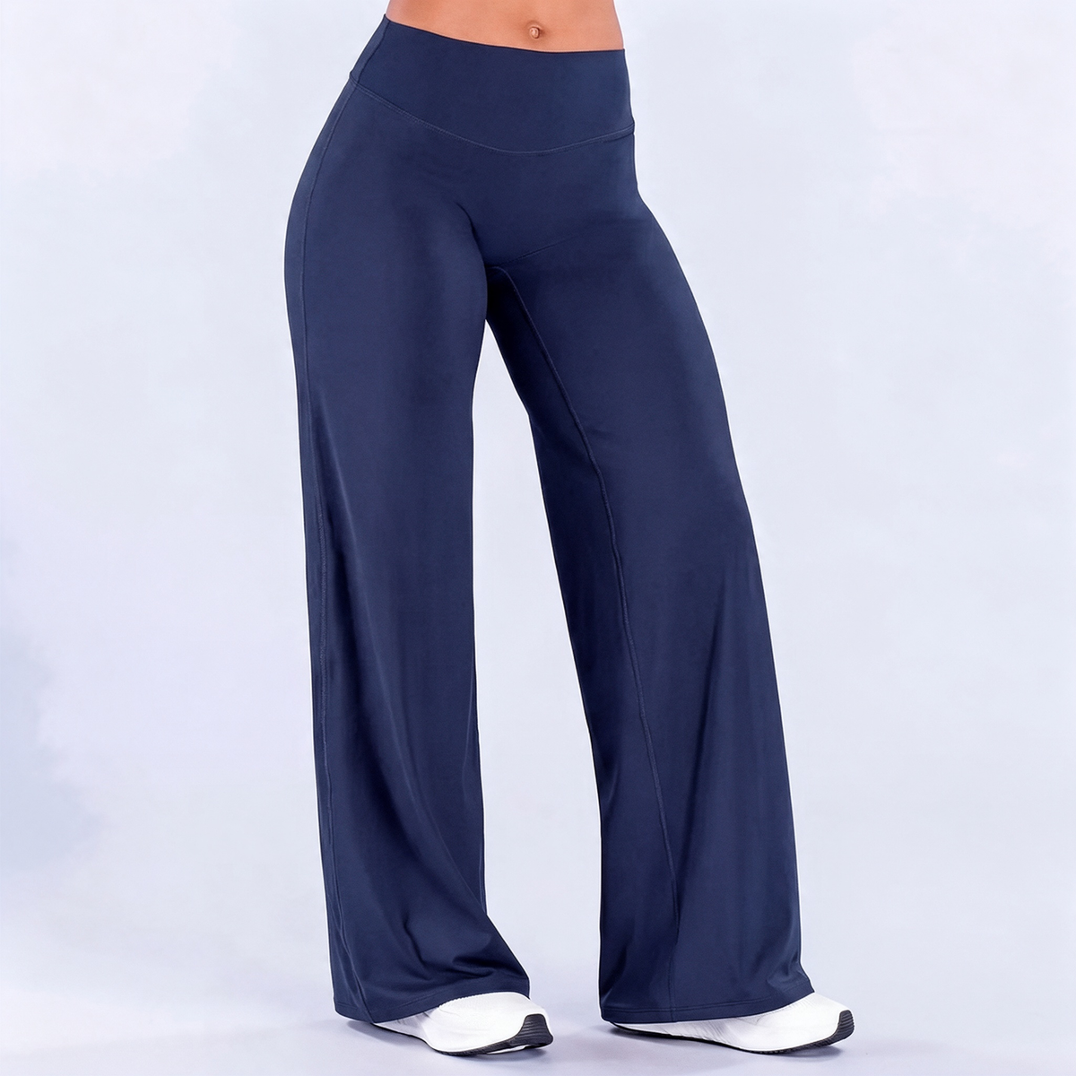 Women’s Light Simple Leopard-Print Wide-Leg Pants - Elastic Waistband, Fluid Drape 🐆