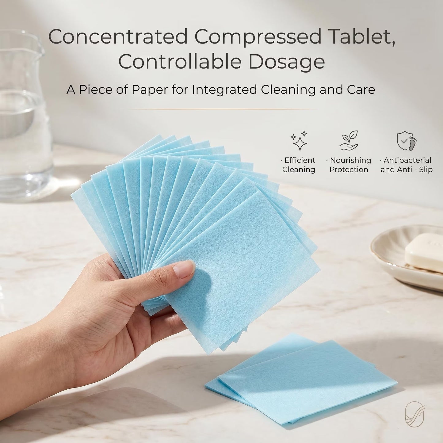 Floor Cleaning Tablets Multi-SurfaceCleaner for Hardwood Laminate Tile