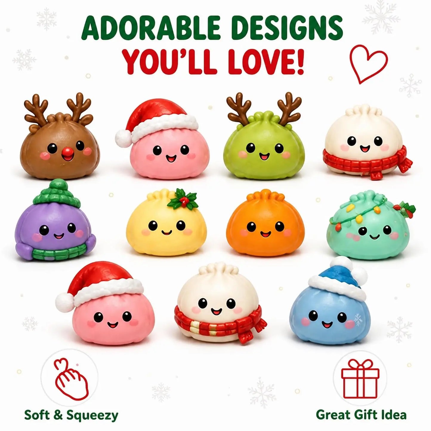 Christmas Squishy Advent Calendar 2026 Countdown Calendar🥰