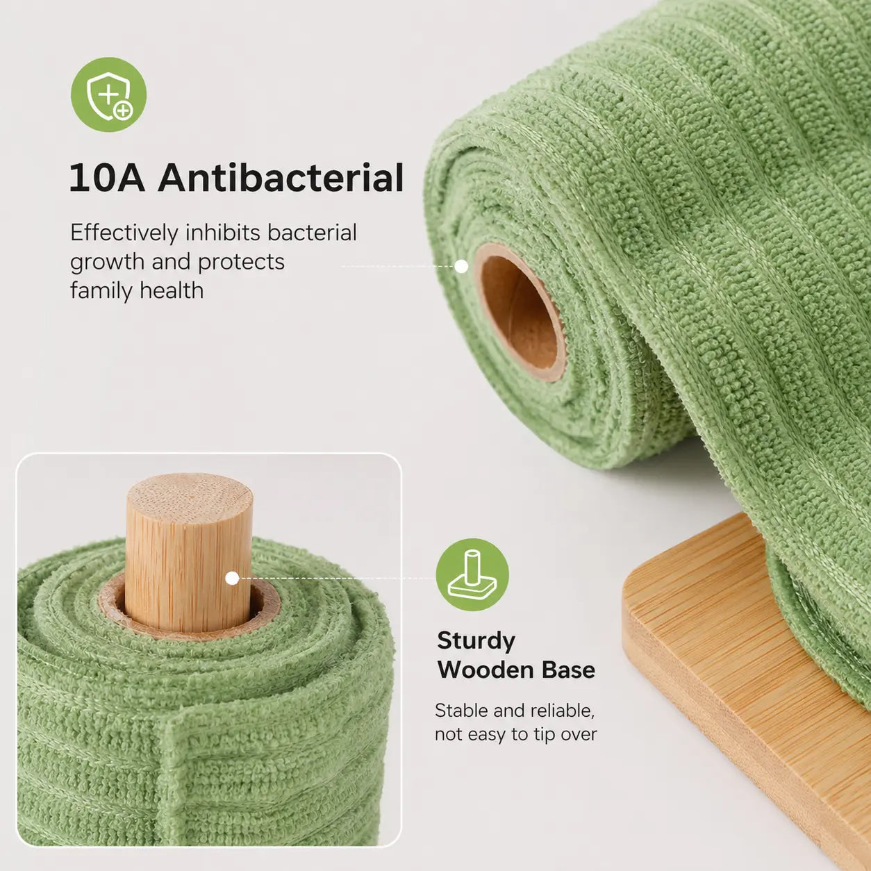 Tearable Plush Cleaning Cloth Roll, for daily household cleaning🧽✨
