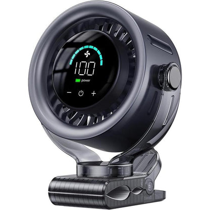 3-in-1 Clip On Turbo Fan | Touch LED Display, 100 Speeds, Quiet Powerful Circulation Fan🌀