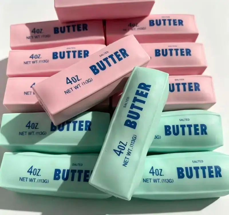 Crunchy Sound Butter Bar Squishy Toy Soft Squeeze Fidget🧽