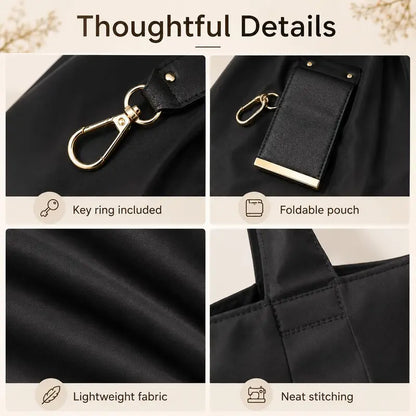 Compact Foldable Keychain Tote Bag,Daily Errands & On-the-Go Use🛍️