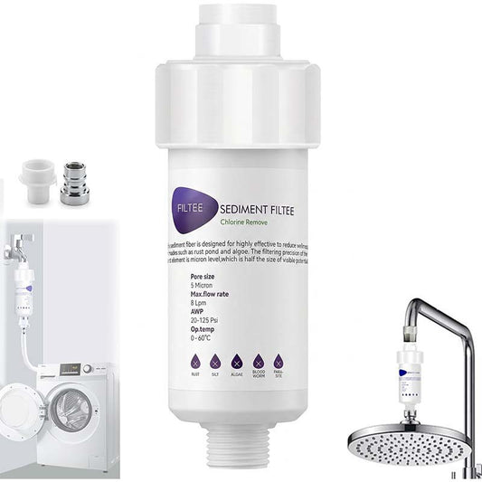 Multipurpose 5 Micron PP Water - Reduces Rust and Chlorine, Includes Quick Connect Adapter🌊