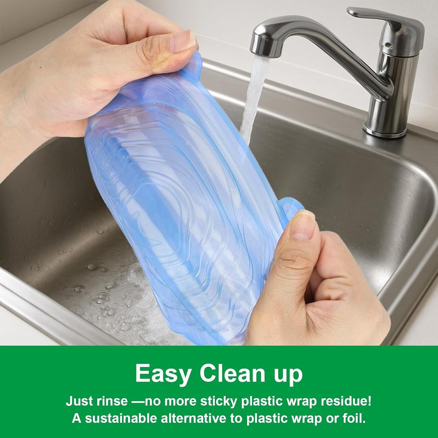 Universal Reusable Silicone Lids – 6 PCS Pack 🥡