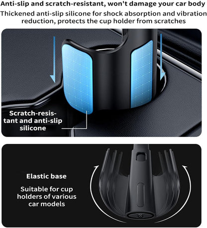 Cup Holder Phone Mount 360 Adjustable Non-Slip Anti-Shake Universal Stand🚗📱