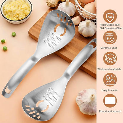 1 Count 304 Stainless Steel Multifunctional Kitchen Spoon🍳